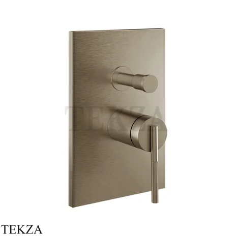 Gessi INGRANAGGIO Смеситель для душа, 2 потока, внешняя часть 63577-149, Finox Brushed Nickel