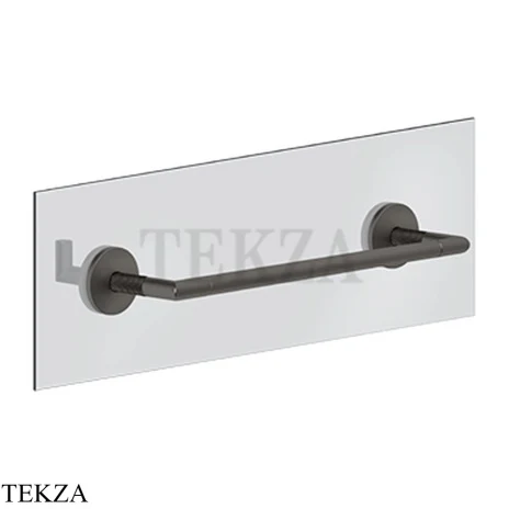 Gessi ANELLO Полотенцедержатель для крепления на стекло, 30 см 63824-707, Black Metal Brushed PVD
