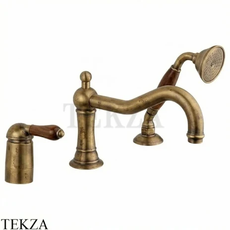 Nicolazzi Cinquanta Смеситель на борт ванны Forest, 3449OG77, Raw Brass