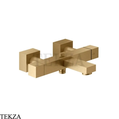 Gessi RETTANGOLO K Смеситель термостатический для ванны и душа 20111-726, Warm Bronze Br. PVD