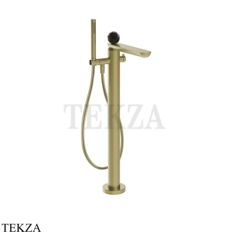 Gessi Perle Смеситель для ванны напольный, внешняя часть 74229-727, шампань Brushed
