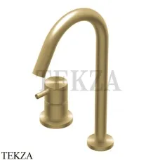 Ritmonio Diametro35 Inox Смеситель для раковины без донного клапана E0BA0125H1 ICX, Champagne Stainless Steel