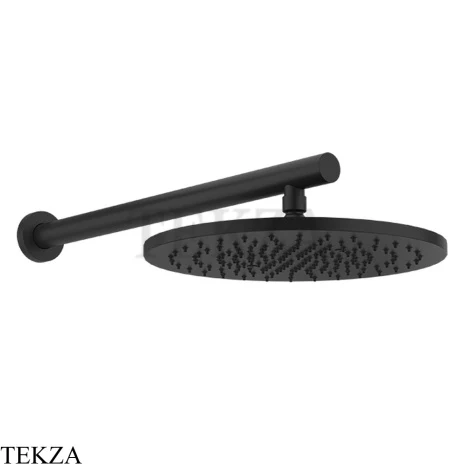 Gessi 316 SHOWER Верхняя душевая лейка D30 с креплением 54145-299, Black XL