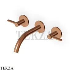 Zucchetti Isy22 Смеситель для раковины 175, внешняя часть ZIS3640.P91, brushed copper PVD