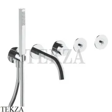 Fantini Venezia Смеситель для ванны с изливом (ручка отдельно), 2902N019SB, Хром глянец