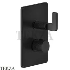 Gessi INCISO SHOWER Термостатический смеситель, 3 потока, внешняя часть 58136-299, Black XL