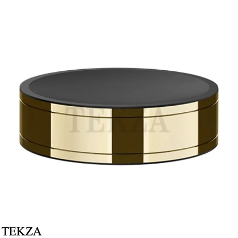 Gessi Pelle Tresse Мыльница настольная круглая 78525-710, Brass PVD