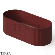 Dea Design Stripes Ванна отдельностоящая овальная 170x72 Solid Surface DD8803 1700 17, Red Wine №17