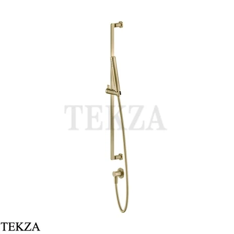 Gessi INCISO SHOWER Душевой гарнитур-штанга с выводом воды 58142-727, Brushed Brass PVD