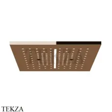 Gessi AFILO Верхняя накладная панель, 3 функции хромотерапия 57004-030, Copper глянец