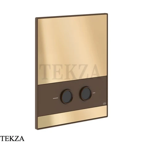 Gessi Клавиша смыва для инсталляции Geberit Sigma 8 и Sigma 12 56411-845, бронза Dark Brush