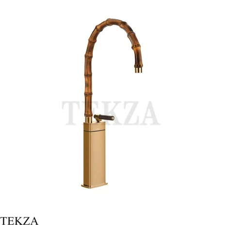 Gessi Jacqueline Смеситель для раковины высокий, без донного клапана 77237-735, бронза глянец