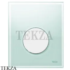 TECE Loop Панель смыва для писсуара 9242651, стекло зеленое, клавиша цвет белый