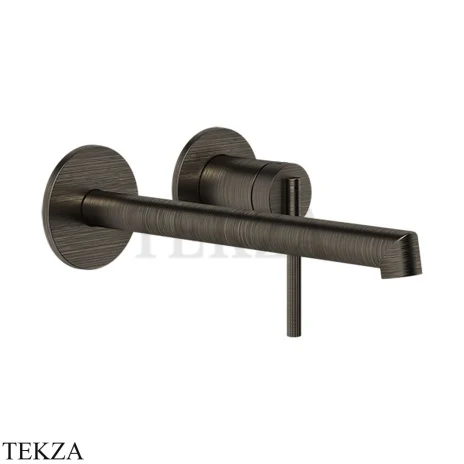 Gessi INGRANAGGIO Смеситель для раковины длинный излив, внешняя часть 63583-187, Aged Bronze