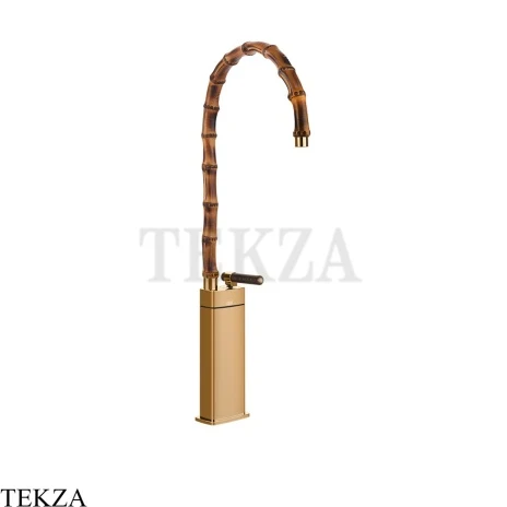 Gessi Jacqueline Смеситель для раковины высокий, без донного клапана 77209-735, бронза глянец