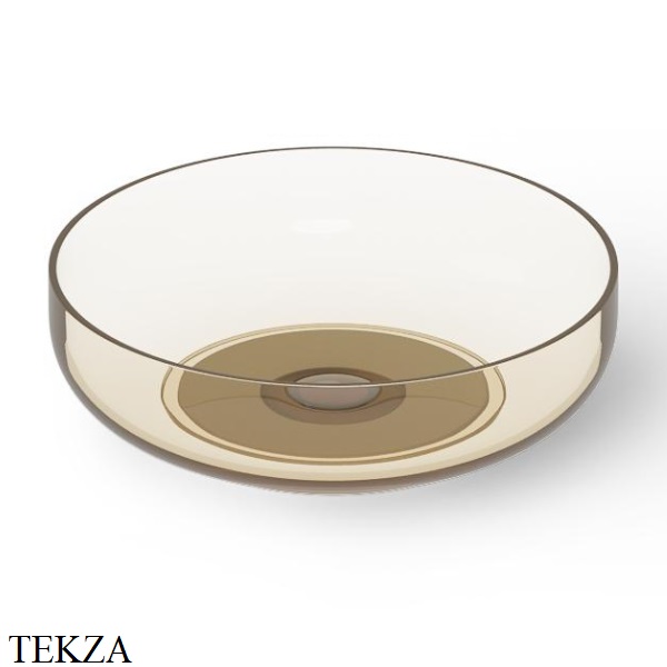 Dea Design Washbasins Раковина настольная D40 см Glasstech DD9101 400 R6, Classic Green R6