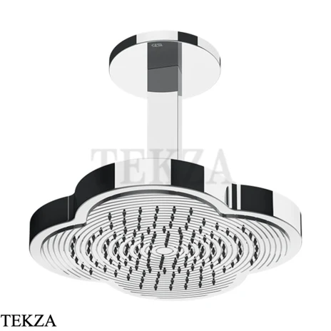 Gessi Ludovica Верхняя душевая лейка с потолочным кронштейном 76150-031, хром глянец