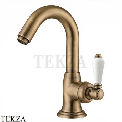 Nicolazzi CINQUANTA Смеситель для раковины P.Mont Blanc 76, 3454BZ76C, бронза classic