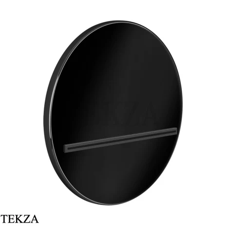 Gessi CASCATA Каскадный излив настенный круглый 65295-706, Black Metal PVD