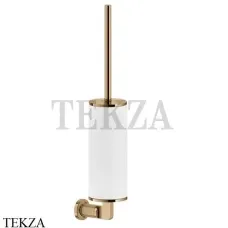 Gessi INCISO accessories Туалетный ершик настенный, белый 58519-735, Warm Bronze PVD