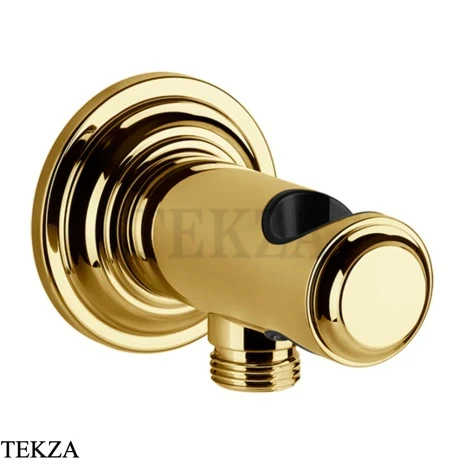 Gessi VENTI20 Держатель для душевой лейки с выводом воды 65161-246, Gold PVD