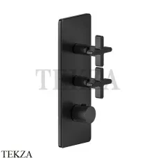 Gessi INCISO WELLNESS Термостат 2 выхода, внешняя часть 58224-299, Black XL