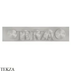 Gessi Origini NEUTRAL Термостат для душа 3 потока с кнопками, внешняя часть 66224-149, Finox Brushed Nickel