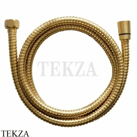 Nicolazzi Душевой шланг с двойным зажимом, конический 100 см R7096.1SG, Satin Gold