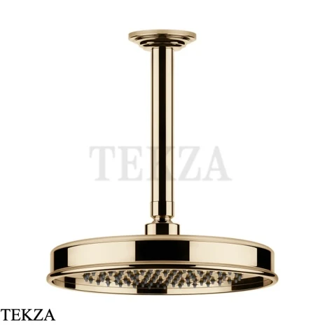 Gessi VENTI20 Верхний душ 200 с потолочным креплением 65152-735, Warm Bronze PVD