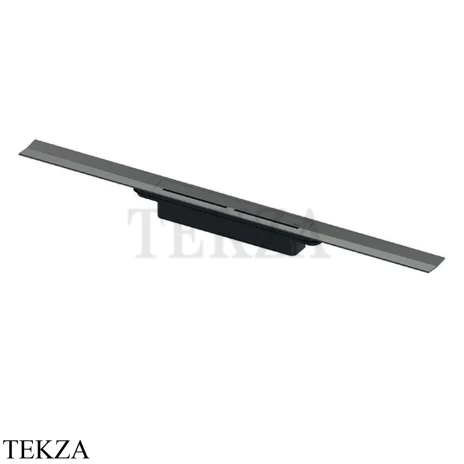 TECE TECEdrainprofile Профиль для душа, 160см, PVD Brushed stainless steel/черный 671621, черный матовый