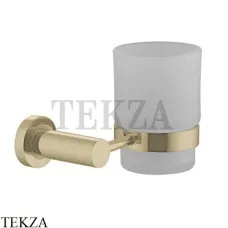 FIMA Carlo Frattini ROTOLA Стакан настенный, стекло матовое F6003/1HS, Brushed Champagne