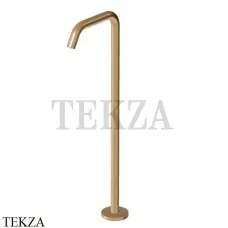 Zucchetti Isy22 Излив для ванны напольный монтаж Z92032.P31, brushed british gold PVD