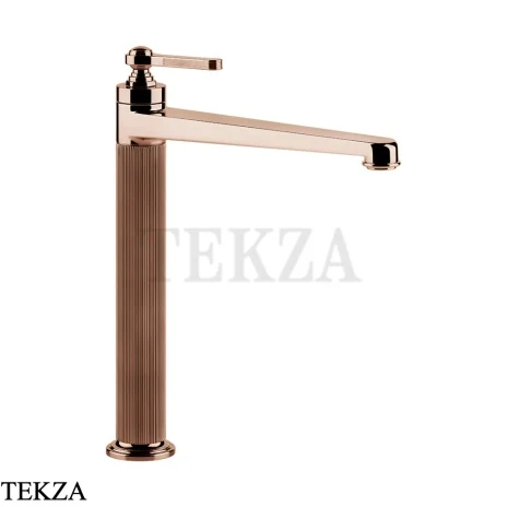Gessi VENTI20 Смеситель для раковины высокий, с донным клапаном 65003-030, Copper PVD