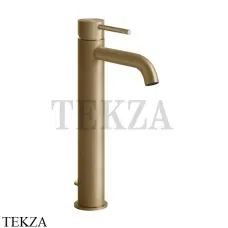 Gessi 316 FLESSA Смеситель для раковины, с донным клапаном 54004-726, Warm Bronze Br.