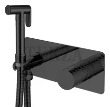 Boheme Stick Гигиенический душ со смесителем Stick 127-BB DIAMOND Matt Black