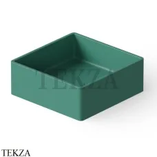 Dea Design Washbasins Раковина настольная квадратная Solid Surface DD9008 400 10, Green №10