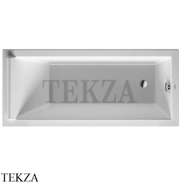 Duravit Starck Ванна прямоугольная встраиваемая 700333000000000, акрил, белый глянец