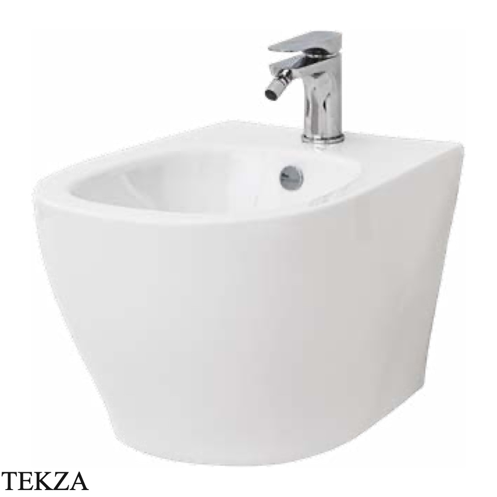 ArtCeram Ten 4.0 биде подвесное с 1 отверстием под смеситель TEB004 01 00, белый глянец