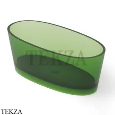 Dea Design Nature Ванна отдельностоящая овальная 160x75 Glasstech DD8617 1600 R3, Emerald R3