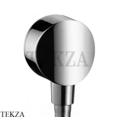 Hansgrohe Fixfit S Шланговое подсоединение без клапана обратного тока 27453000, хром глянец