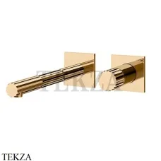 Gessi Incastri Смеситель для раковины, внешняя часть 75088-735, Warm Bronze PVD
