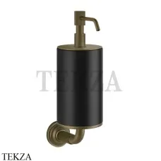 Gessi VENTI20 Дозатор для жидкого мыла настенный черный 65414-713, Antique Brass