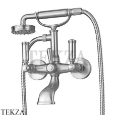 Bossini LIBERTY Смеситель для ванны, с гарнитуром Z001103.030, хром глянец