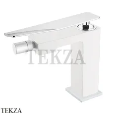 Boheme Q.2 Смеситель для биде однорычажный, без гарнитура 146-WCR.2, Белый-хром