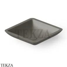 Dea Design Washbasins Раковина настольная квадратная Solid Surface DD9003 425 3, Grey №3