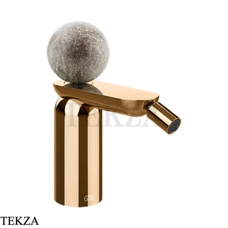 Gessi Perle Смеситель для биде с донным клапаном 74667-735, бронза глянец