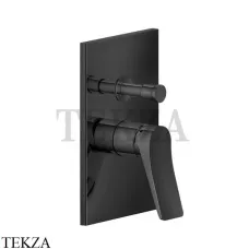 Gessi RILIEVO Смеситель для душа на 2 потока, внешняя часть 59079-706, Black Metal Gessi RILIEVO Смеситель для душа на 2 потока, внешняя часть 59079-706, Black Metal
