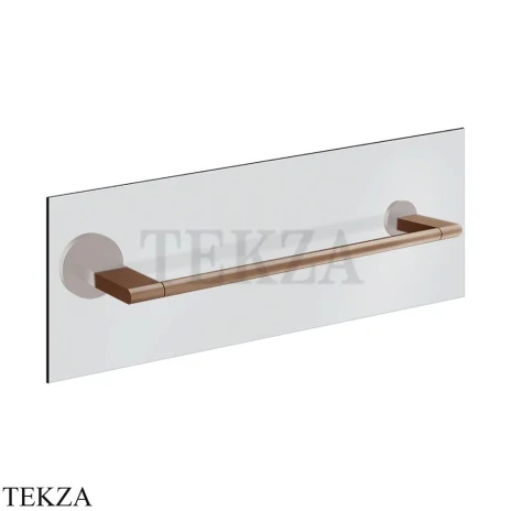 Gessi Origini Полотенцедержатель для крепления на стекло, 30 см 66511-708, Copper Brushed PVD