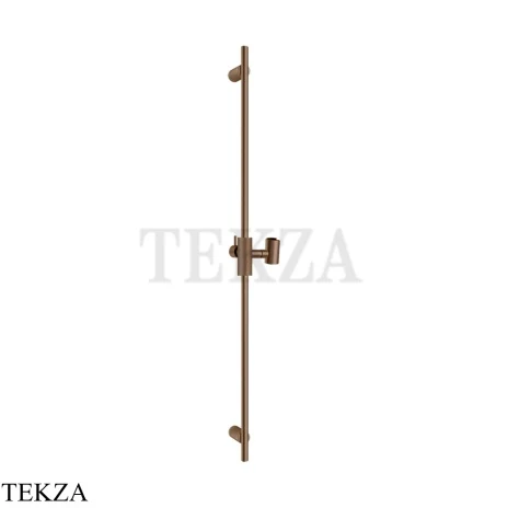 Gessi ANELLO Штанга для душа с держателем 63485-708, Copper Brushed PVD