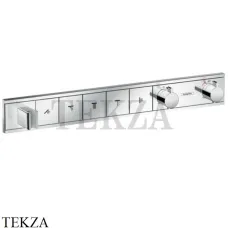 Hansgrohe RainSelect Термостатический модуль, 5 потоков, внешняя часть 15358000, хром глянец